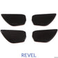 Revel GT Dry Carbon Door Trim Inner Handles (FL/FR/RL/RR) 16-18 Honda Civic - 4 Pieces