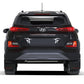 Rally Armor 18-22 Hyundai Kona Black UR Mud Flap w/ Grey Logo