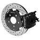 Wilwood 03-08 Audi A4 Caliper-Combination Parking Brake Rear 12.19 Rotor - Black