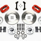 Wilwood Forged Dynalite Front Kit 11.00in Red 79-87 GM G Body