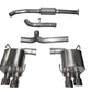 Corsa 2015 Subaru WRX Cat Back Exhaust, Polished Quad 3.5in Tips *Sport*