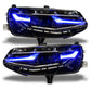 Oracle 19-21 Chevy Camaro LS/LT RGB+A Headlight DRL Upgrade Kit - ColorSHIFT w/o Controller