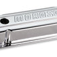 Moroso Chevrolet Small Block Valve Cover - w/Baffle - Stock Height - Stamped Steel Chrome Plated