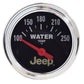 Autometer Jeep 52mm 100-250 Deg F Short Sweep Electronic Water Temperature Gauge