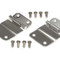 Kentrol 76-86 Jeep CJ7 Tailgate Hinge Pair - Polished Silver