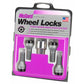 McGard Wheel Lock Bolt Set - 4pk. (Cone Seat) M12X1.25 / 17mm Hex / 22.0mm Shank Length - Black