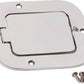 Kentrol 77-95 Jeep CJ/Wrangler YJ Billet Style Gas Hatch - Polished Silver