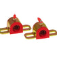 Prothane Universal Greasable Sway Bar Bushings - 22MM - Type A Bracket - Red