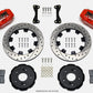Wilwood Forged Dynalite Front Hat Kit 12.19in Drilled Red 02-06 Acura RSX-5 Lug