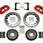 Wilwood Narrow Superlite 6R Front Hat Kit 13.06in Drill Red 2005-2014 Mustang