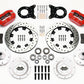 Wilwood Dynapro Dust-Boot Front Kit 12.19in Drill Red 1965-1969 Mustang Disc & Drum Spindle