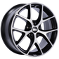 BBS SR 17x8 5x120 ET30 CB72.5 Satin Black Diamond Cut Face Wheel