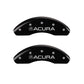 MGP 4 Caliper Covers Engraved Front Acura Rear RDX Black Finish Silver Char 2016 Acura RDX