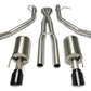 Corsa 05-06 Pontiac GTO 6L V8 2.5in Sport Cat-Back Exhaust + XPipe w/Dual Exit Single 4in BlackTips