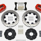Wilwood Forged Dynalite Front Hat Kit 12.19in Drilled Red 94-01 Honda/Acura w/262mm Disc