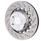 SHW 15-18 BMW X5 M 4.4L Right Rear Cross-Drilled Lightweight Brake Rotor
