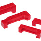 Prothane 88-98 Chevy Truck Small Block Radiator Insolators - Red