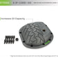 DV8 Offroad HD Dana 35 Diff Cover Cast Iron Gray Powdercoat