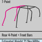 Cusco Chromoly Roll Cage 7 Point 4 Passenger Escape Dash 05-11 Honda Civic Type R