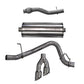 Corsa 2015 GMC Yukon XL 1500 5.3L V8 3in Cat-Back Single Side Exit Twin 4in Polished Tips