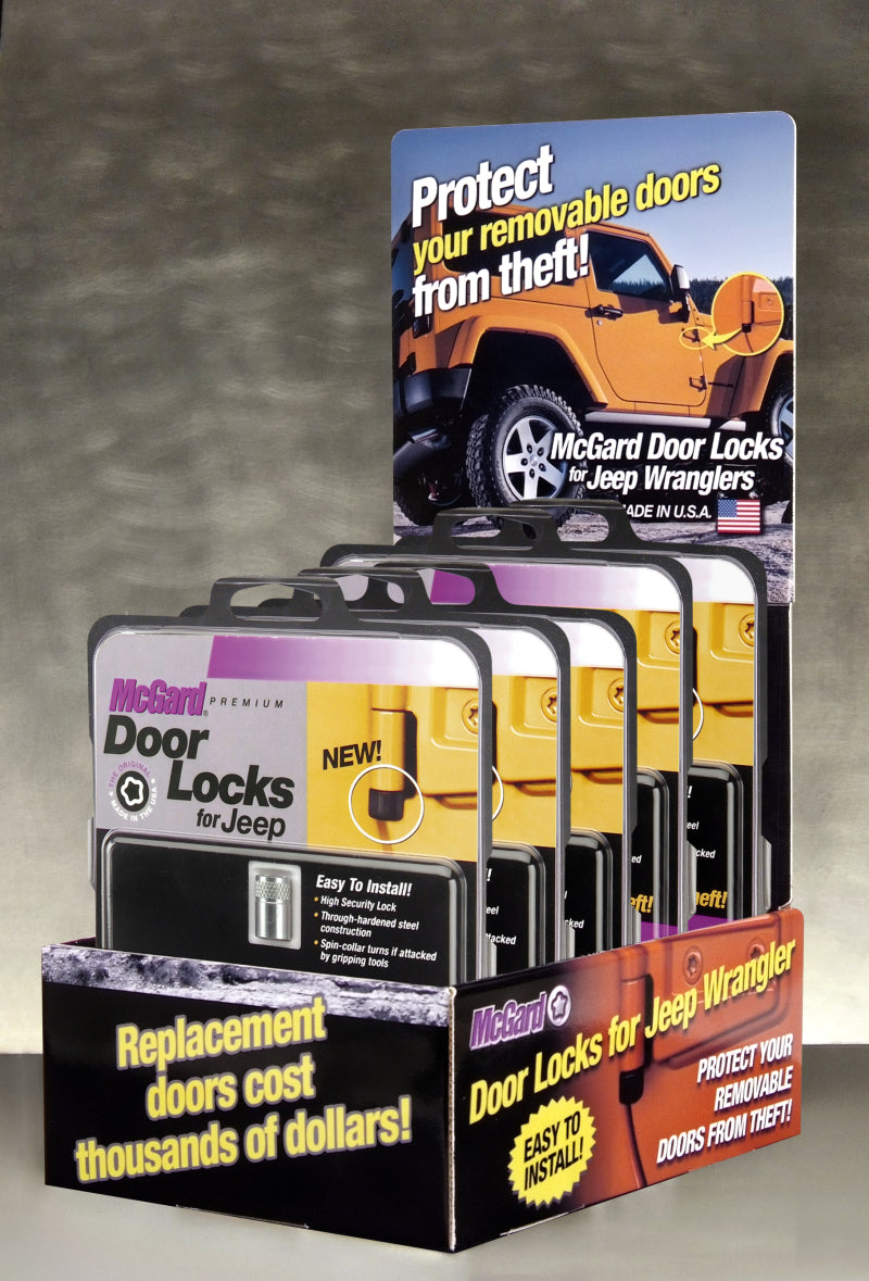 McGard Jeep Door Lock Counter Display 