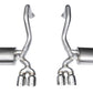 Corsa 97-04 Chevrolet Corvette C5 Z06 5.7L V8 Polished Xtreme Axle-Back Exhaust