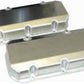 Moroso Chevrolet Big Block Valve Cover w/Billet Rail - No Logo - Exhaust Pockets/Intake Tubes - Alum