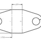 Ridetech Rod End Bracket .87 Wide