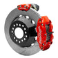 Wilwood Narrow Superlite 4R Rear P-Brk Kit 14.00in Rotor Big Ford New Style 2.50in Offset - Red