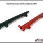 AMS Performance 08-15 Mitsubishi EVO X CNC Machined Aluminum Fuel Rail w/Pulsation Dampener - Black