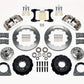 Wilwood Narrow Superlite 6R Front Hub Kit 12.88in Polished TCI-IFS 71-78 (Pinto Based)