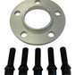 BBS 5mm Spacer Kit BMW 5x120 CB 72.5 - 14x1.25 Bolts (1 Spacer & 5 Black Lug Bolts)