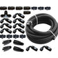 Torque Solution Braided Fuel Line Kit for -6 Aeromotive FPR & Flex Fuel Kit - 02-14 Subaru WRX