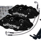 Wilwood 84-89 Porsche 911 Front Superlite Caliper Kit 3.5in MT - Black