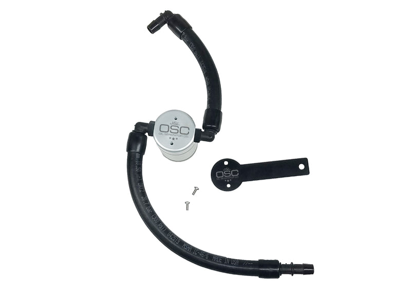 J&L 2019-2022 Dodge Ram 1500 5.7L Oil Separator 3.0 Passenger Side - Clear Anodized