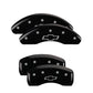 MGP 4 Caliper Covers Engraved Front & Rear MGP Black Finish Silver Char 2018 Chevrolet Equinox