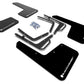 Rally Armor 17-20 Ford F-150 Raptor Black UR Mud Flap w/ White Logo