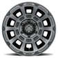 ICON Thrust 17x8.5 5x150 25mm Offset 5.75in BS Smoked Satin Black Tint Wheel