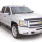 Lund 01-13 Chevy Silverado 1500 Crew Cab 5in. Oval Curved Steel Nerf Bars - Black