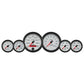 Autometer Pro-Cycle Gauge Kit 6 Pc. Kit 3 3/8in & 2 1/16in Bagger White