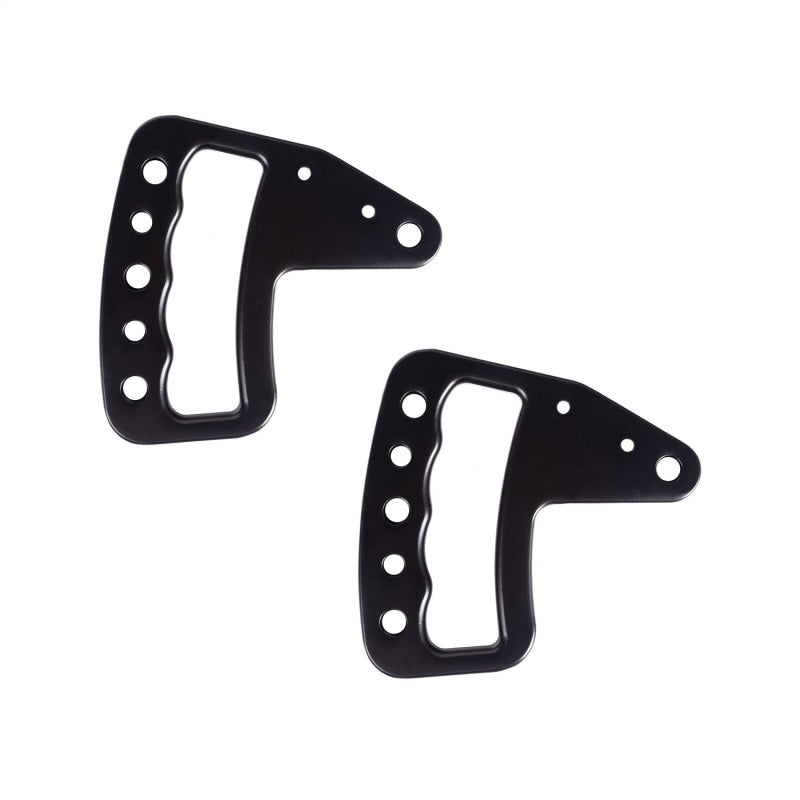  Aluminum Grab Handles Front Pair Black