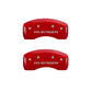 MGP 4 Caliper Covers Engraved Front & Rear With out stripes/Avenger Yellow finish black ch