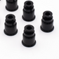 BLOX Racing 14mm Adapter Top (1/2in) w/Viton O-Ring & Retaining Clip (Set of 4)