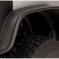 Bushwacker 07-18 Jeep Wrangler Flat Style Flares 4pc Fits 2-Door Sport Utility Only - Black