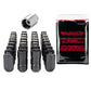 McGard 8 Lug Hex Install Kit w/Locks (Cone Seat Nut) M14X1.5 / 13/16 Hex / 1.945in. Length - Black