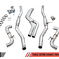 AWE Tuning 2020 Toyota Supra A90 Track Edition Exhaust - 5in Chrome Silver Tips