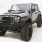 AVS 07-18 Jeep Wrangler (2 Door) Ventvisor & Aeroskin Deflector Combo Kit - Matte Black