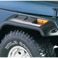Bushwacker 84-01 Jeep Cherokee Cutout Style Flares 2pc Fits 4-Door Sport Utility Only - Black
