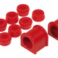 Prothane 87-96 Jeep YJ Front Sway Bar Bushings - 1 1/8in - Red