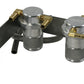 Moroso 08-14 Subaru STi (w/Top Mount Intercooler) Air/Oil Separator Catch Can - Billet Aluminum